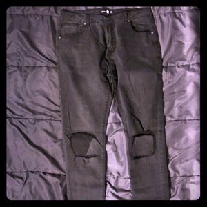 Boohoo Black Jeans Skinny Jeans 36x34